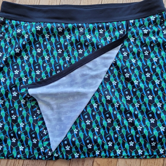 Callaway Golf True Sculpt Wrap Skort Hummingbird Print Pockets L - Picture 4 of 10
